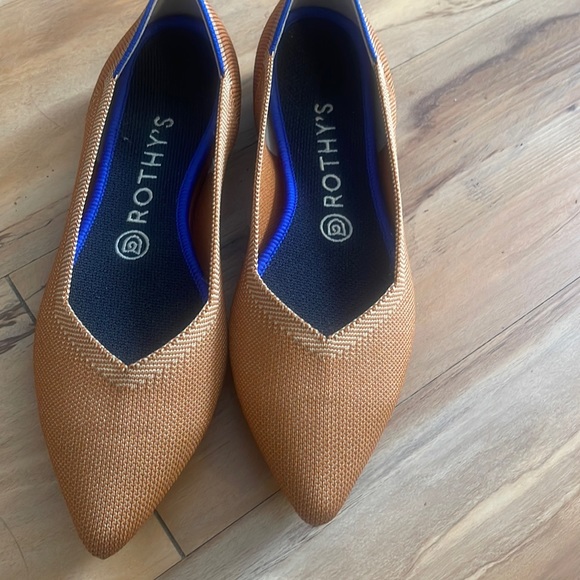 Rothy's Shoes - Rothy’s fawn colored pointed toe flats size 8.5.